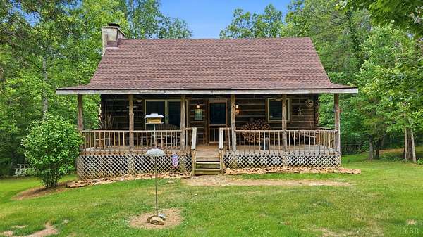 25.1 Acres of Recreational Land with Home for Sale in Spout Spring, Virginia