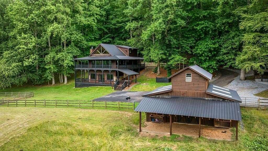 9.86 Acres of Land with Home for Sale in Blue Ridge, Georgia
