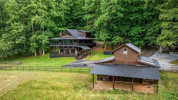 9.86 Acres of Land with Home for Sale in Blue Ridge, Georgia
