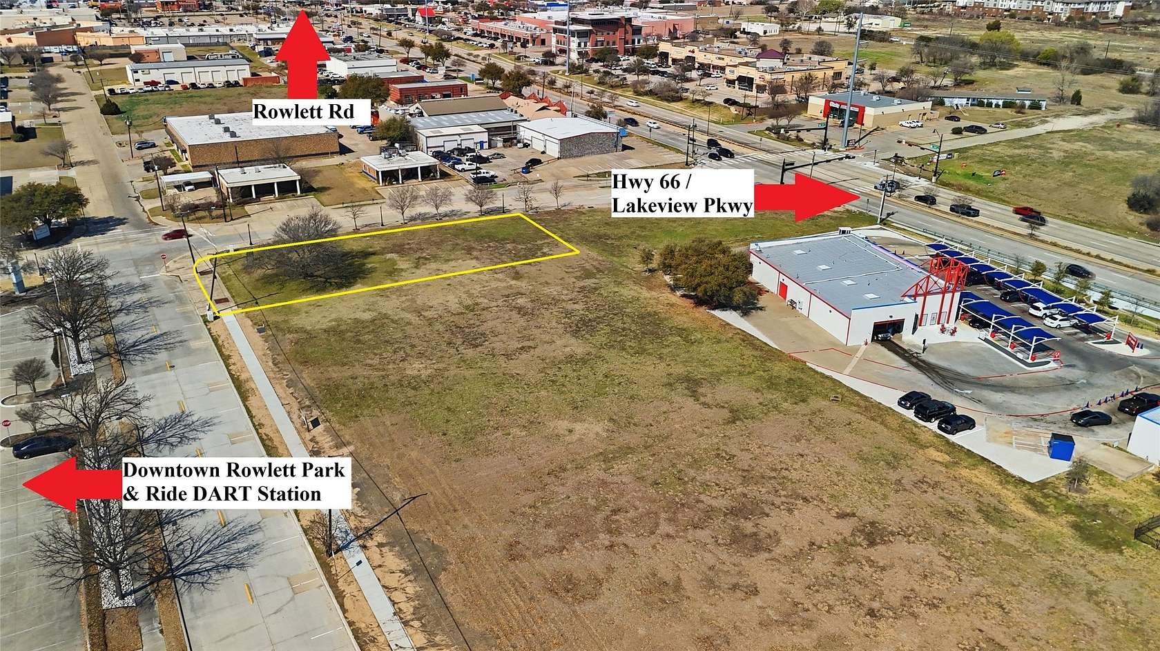 0.27 Acres of Commercial Land for Sale in Rowlett, Texas