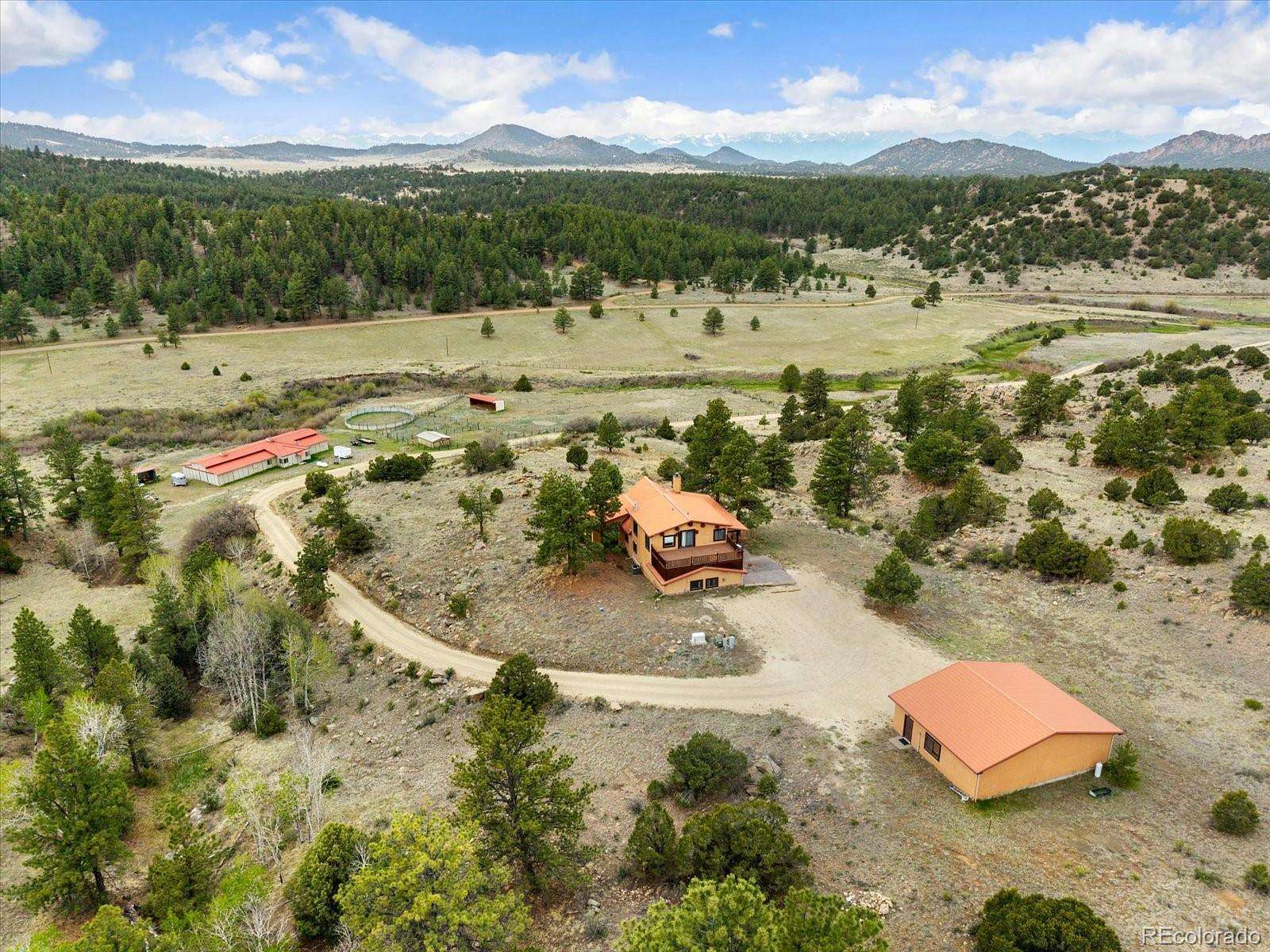 46.3 Acres of Land with Home for Sale in Westcliffe, Colorado