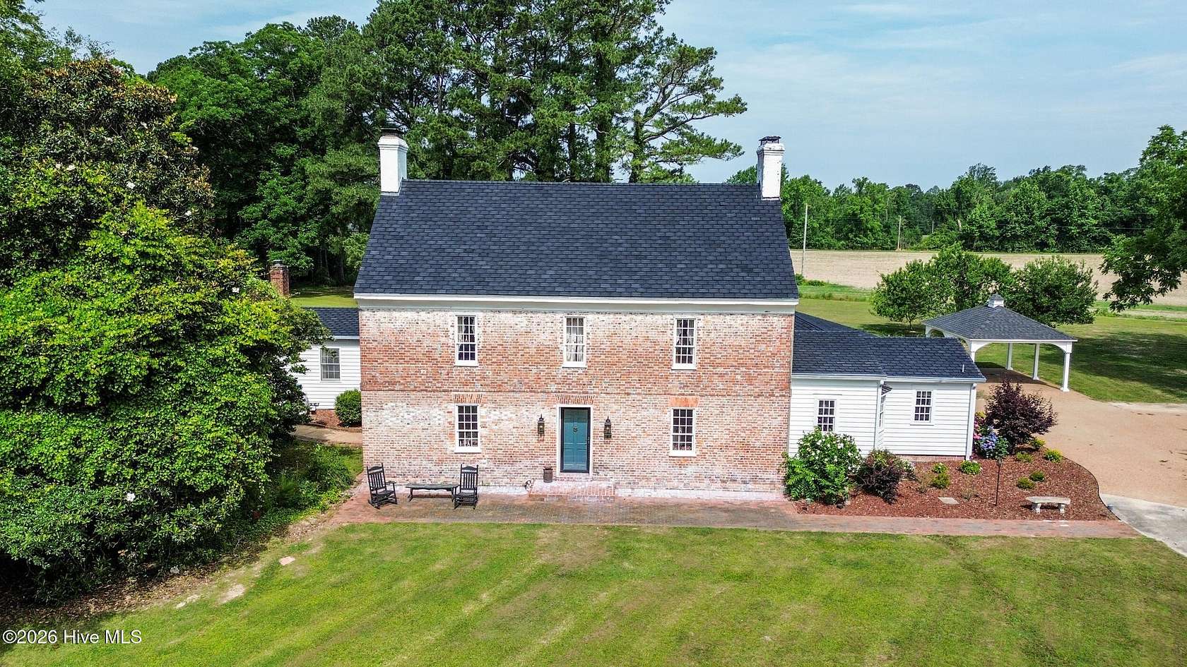 6.77 Acres of Land with Home for Sale in Camden, North Carolina