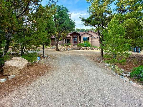 37.8 Acres of Recreational Land with Home for Sale in Coaldale, Colorado