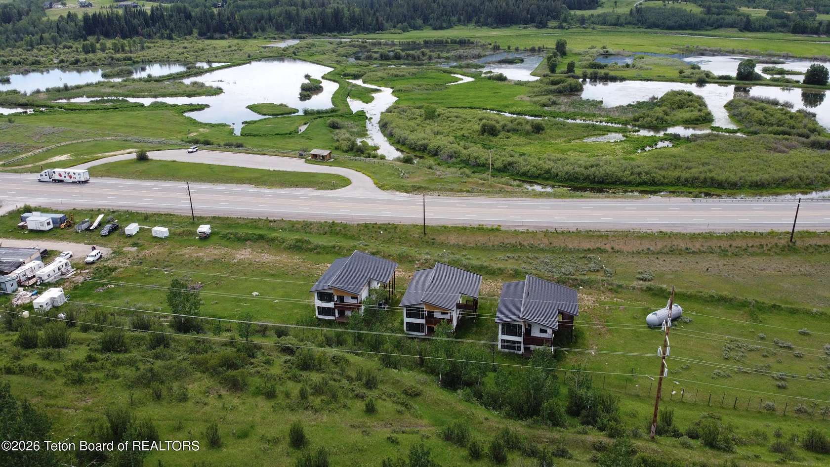 2.69 Acres of Improved Mixed-Use Land for Sale in Alpine, Wyoming