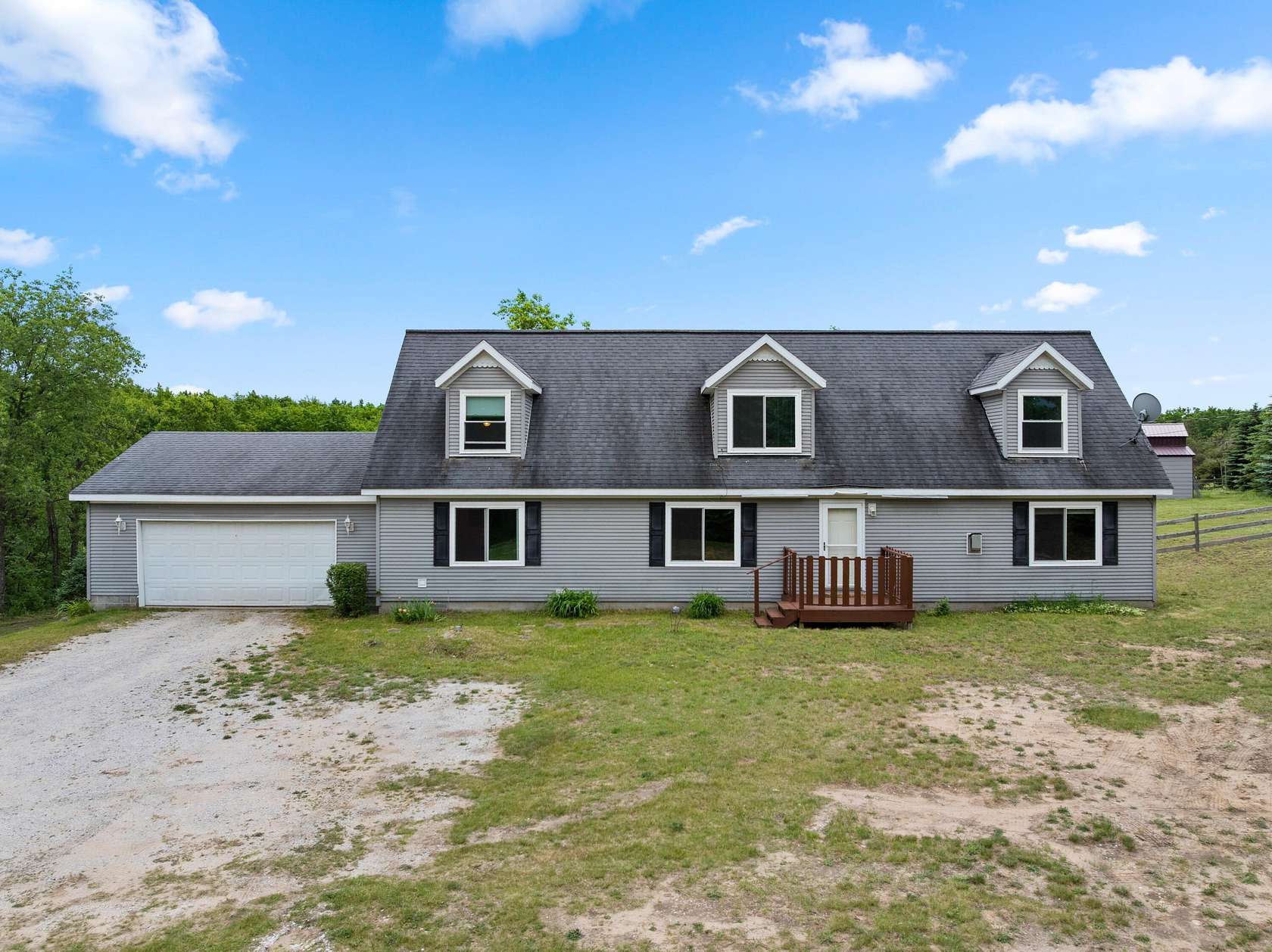 20 Acres of Land with Home for Sale in Frederic, Michigan