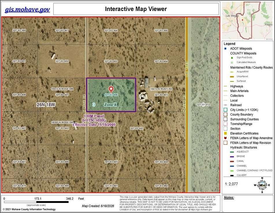 1 Acre of Residential Land for Sale in Dolan Springs, Arizona