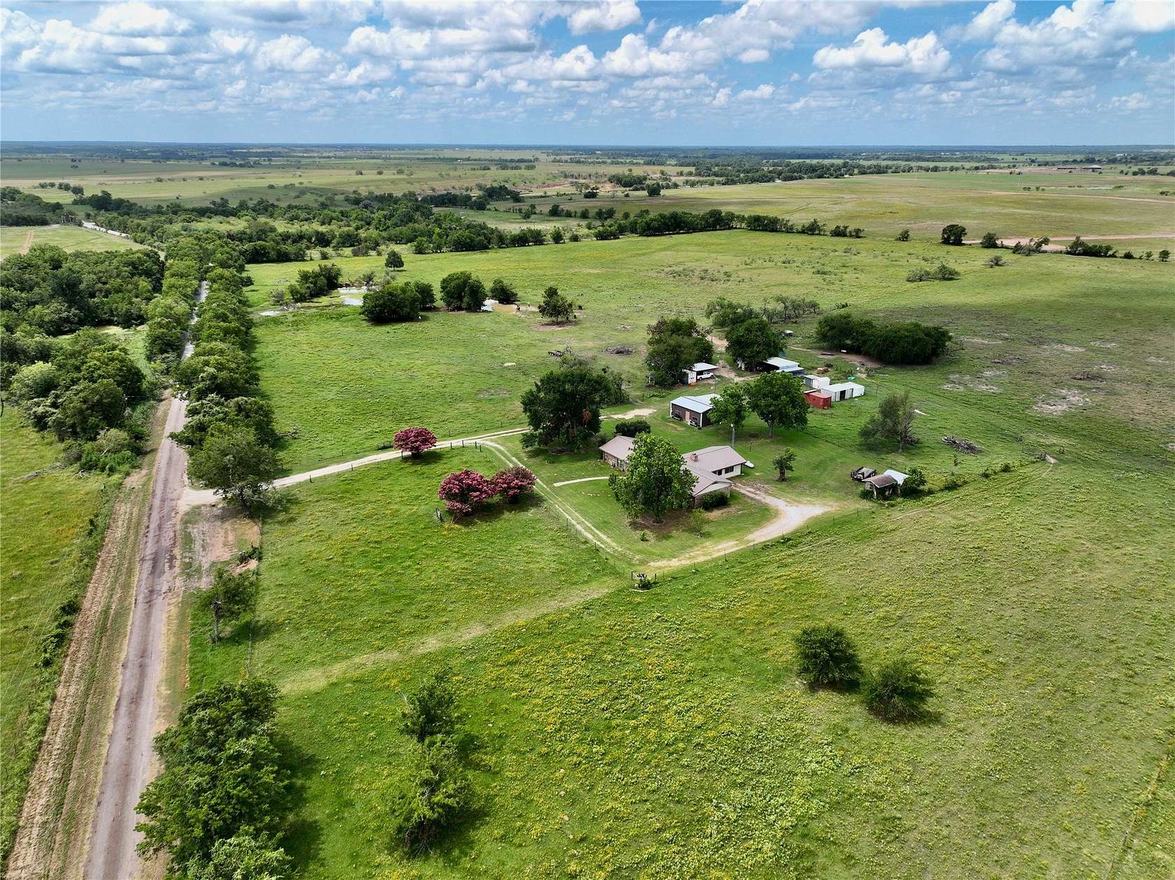 2.35 Acres of Land with Home for Sale in Thornton, Texas