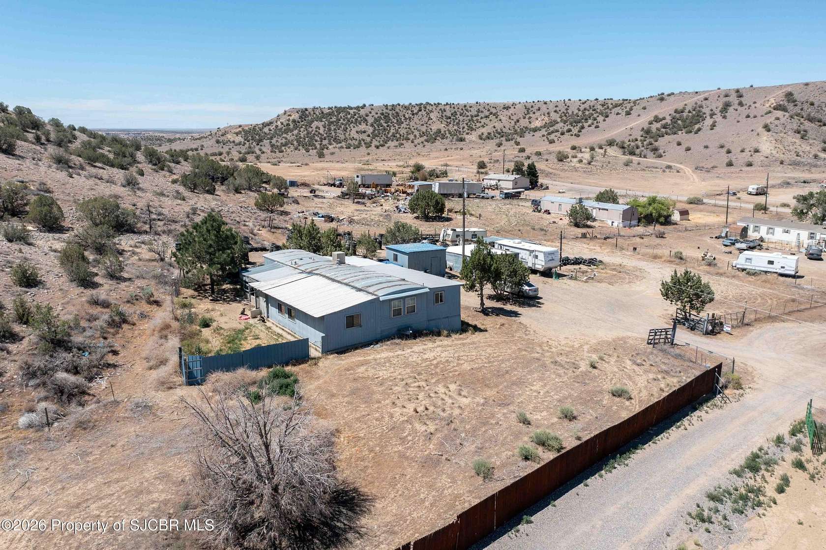2 Acres of Land with Home for Sale in Farmington, New Mexico