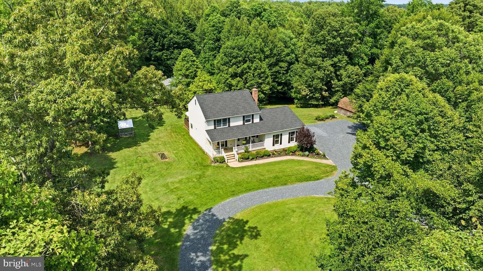 10 Acres of Recreational Land with Home for Sale in Port Tobacco, Maryland
