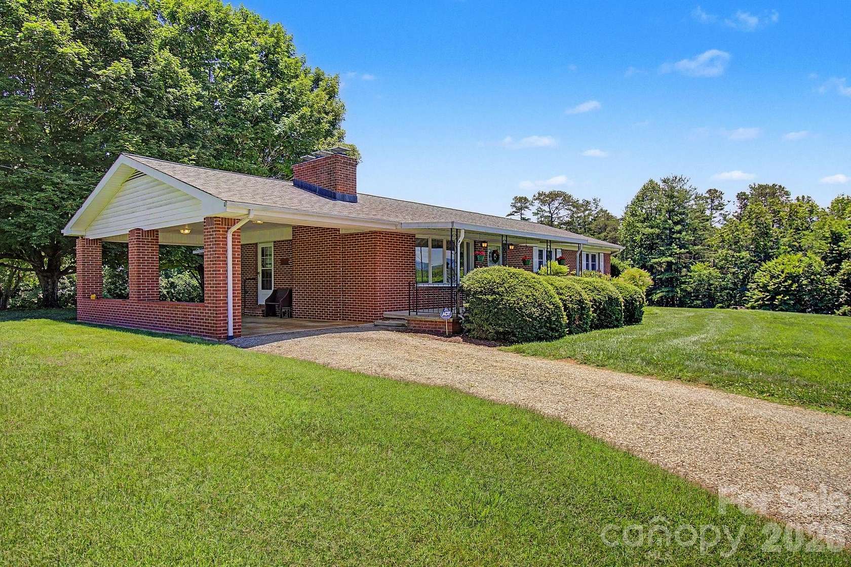 7.37 Acres of Land with Home for Sale in Alexander, North Carolina