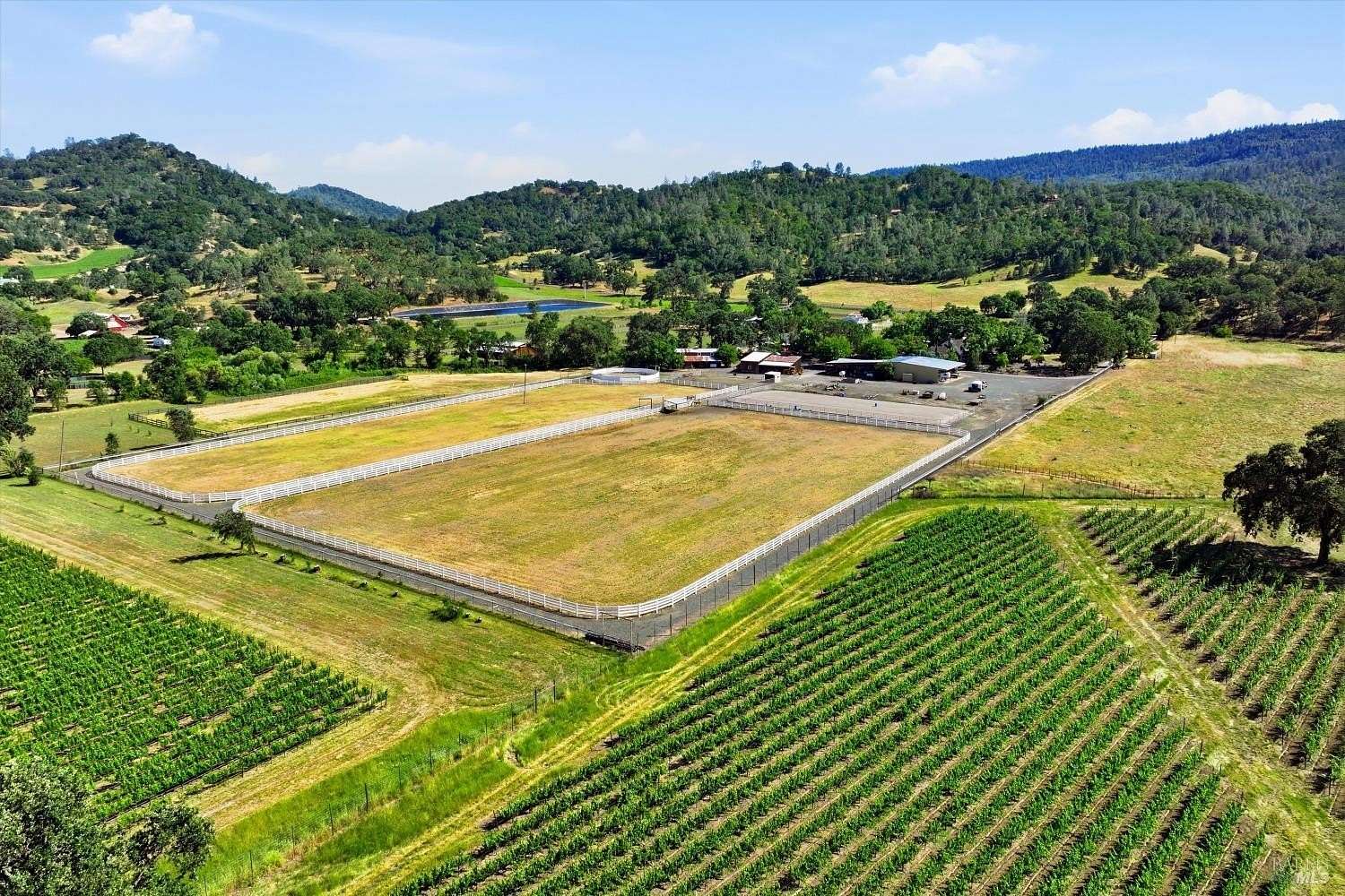 12.8 Acres of Land with Home for Sale in St. Helena, California