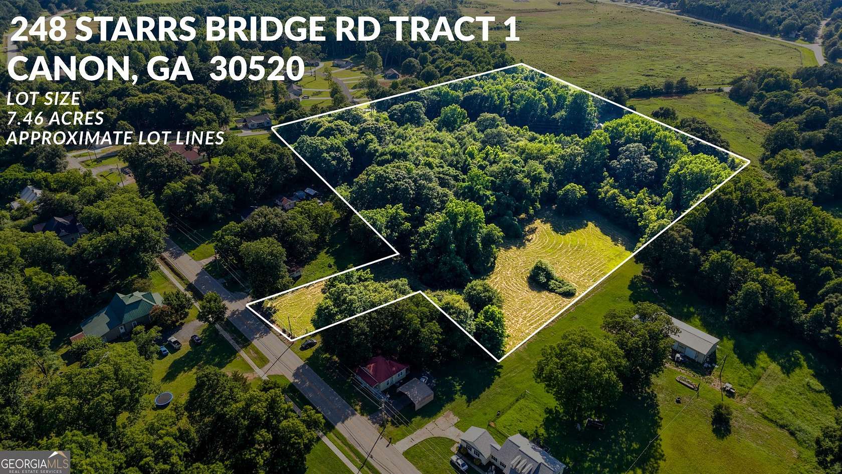 7.46 Acres of Residential Land for Sale in Canon, Georgia
