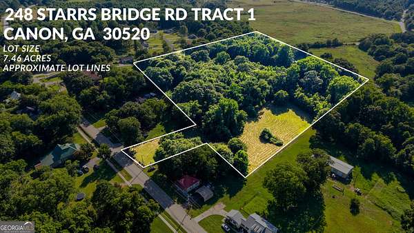 7.46 Acres of Residential Land for Sale in Canon, Georgia