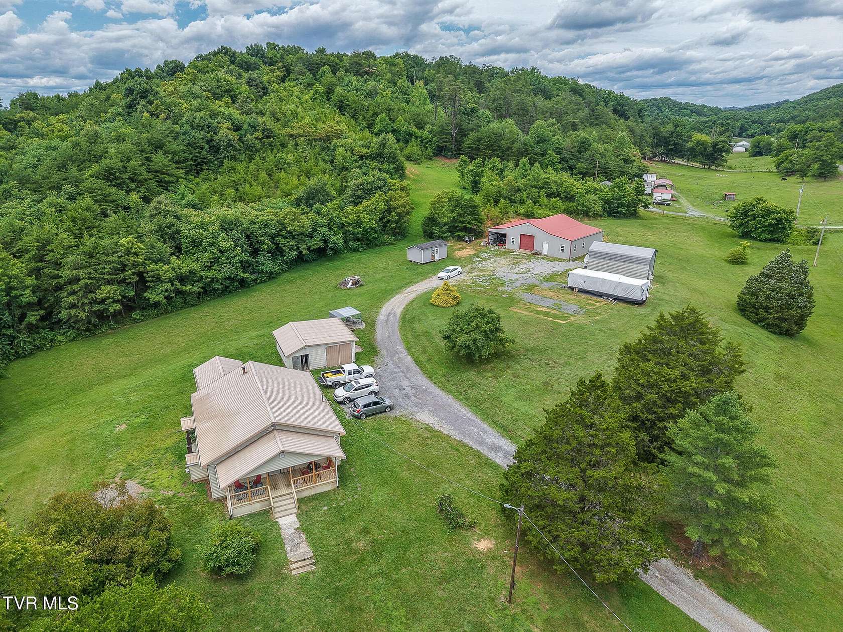 13 Acres of Land with Home for Sale in Talbott, Tennessee