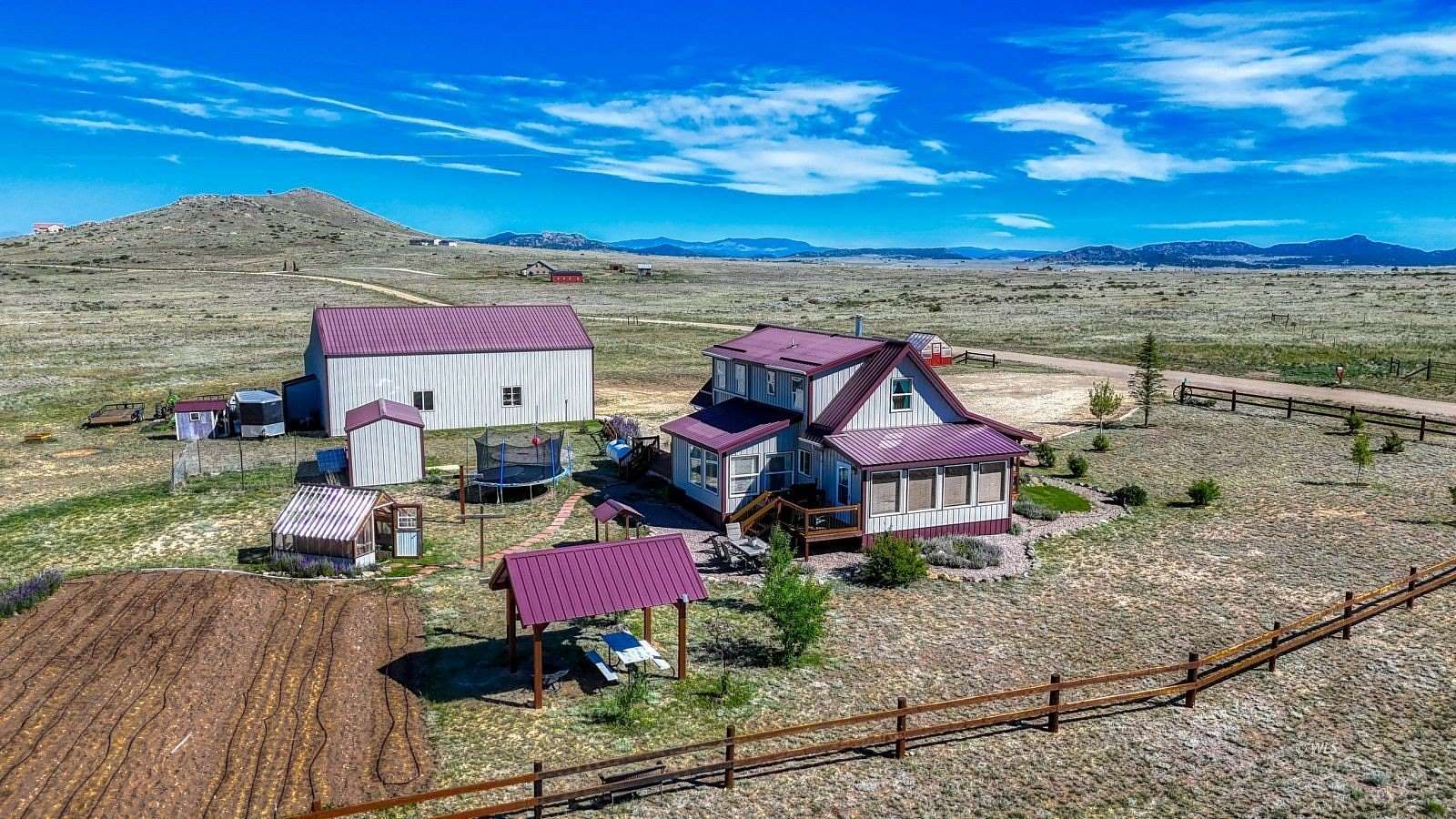 10.3 Acres of Land with Home for Sale in Westcliffe, Colorado