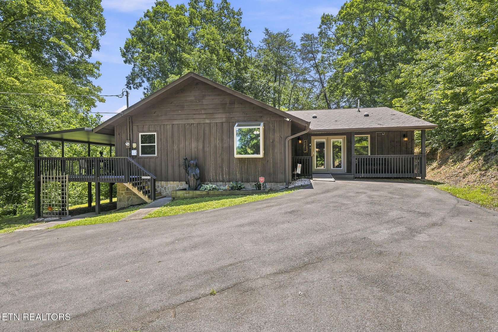 3.7 Acres of Land with Home for Sale in Pigeon Forge, Tennessee