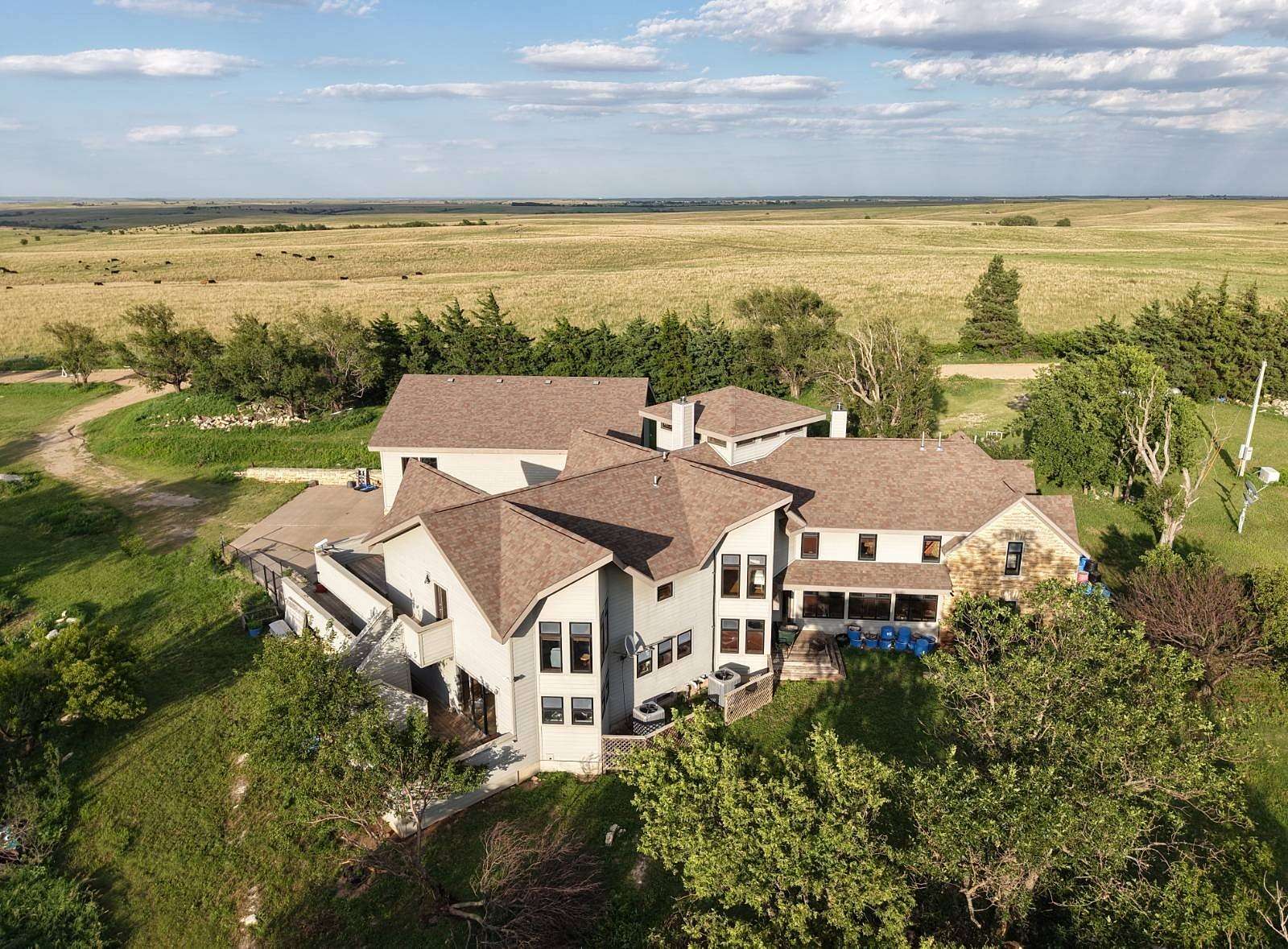 9.7 Acres of Land with Home for Sale in Lincoln, Kansas
