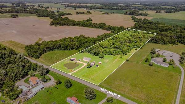 9.5 Acres of Land with Home for Sale in Urich, Missouri