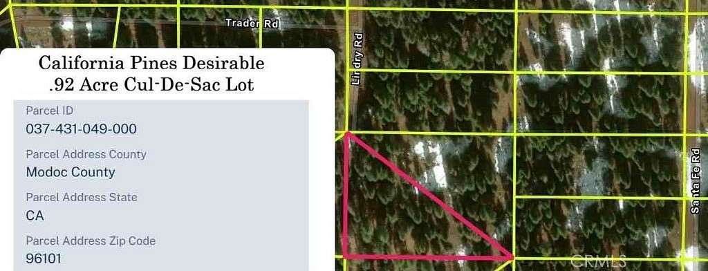0.86 Acres of Land for Sale in Alturas, California
