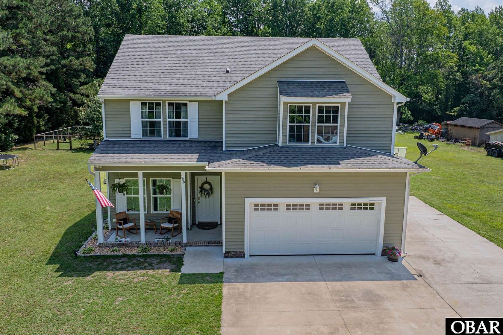 5.45 Acres of Land with Home for Sale in Shawboro, North Carolina