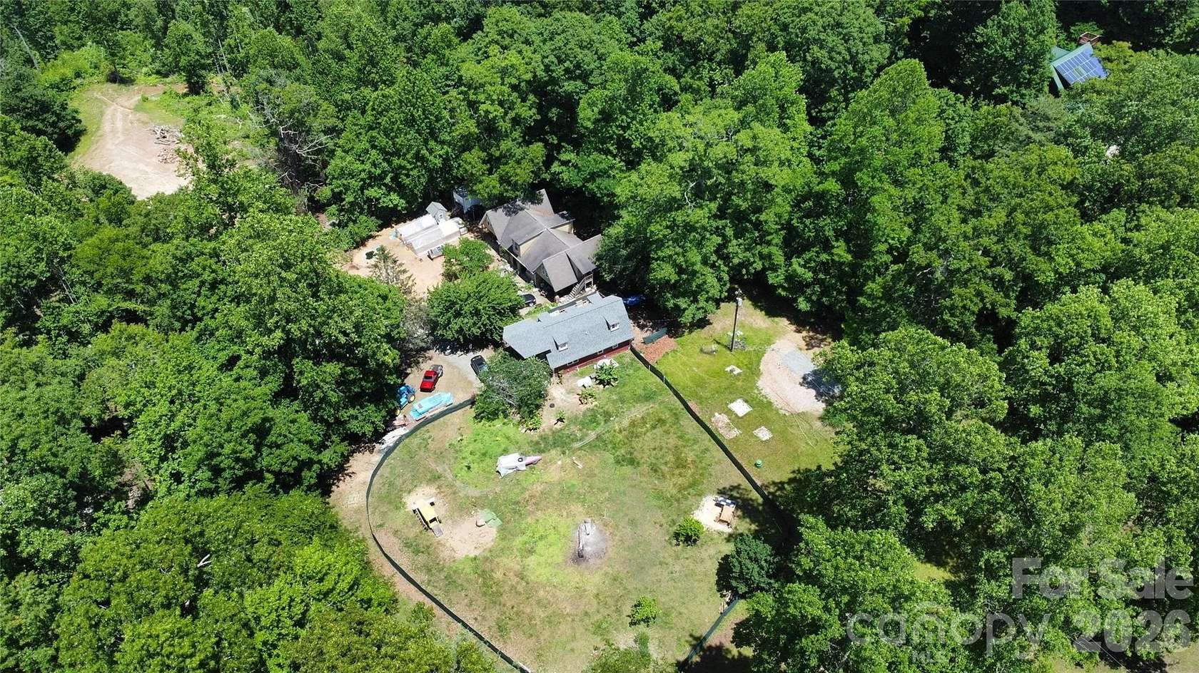 8.49 Acres of Land with Home for Sale in Hendersonville, North Carolina