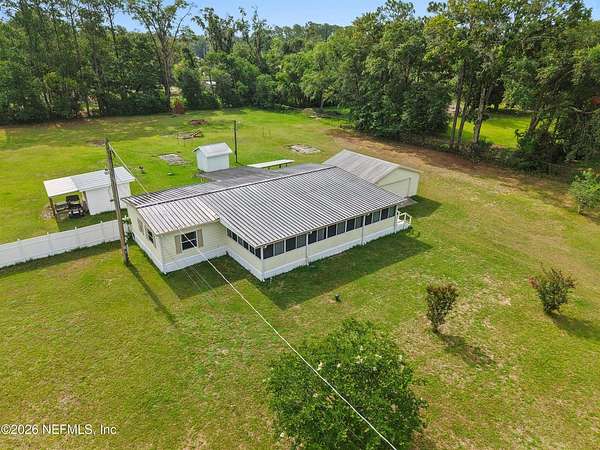 2 Acres of Land with Home for Sale in Jacksonville, Florida