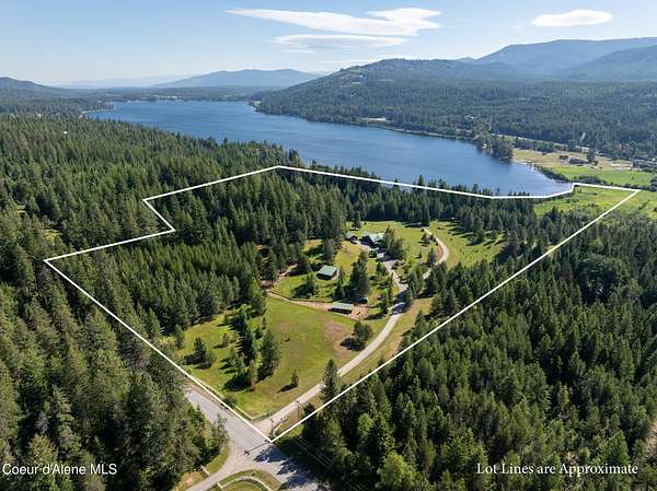 51.7 Acres of Land with Home for Sale in Cocolalla, Idaho