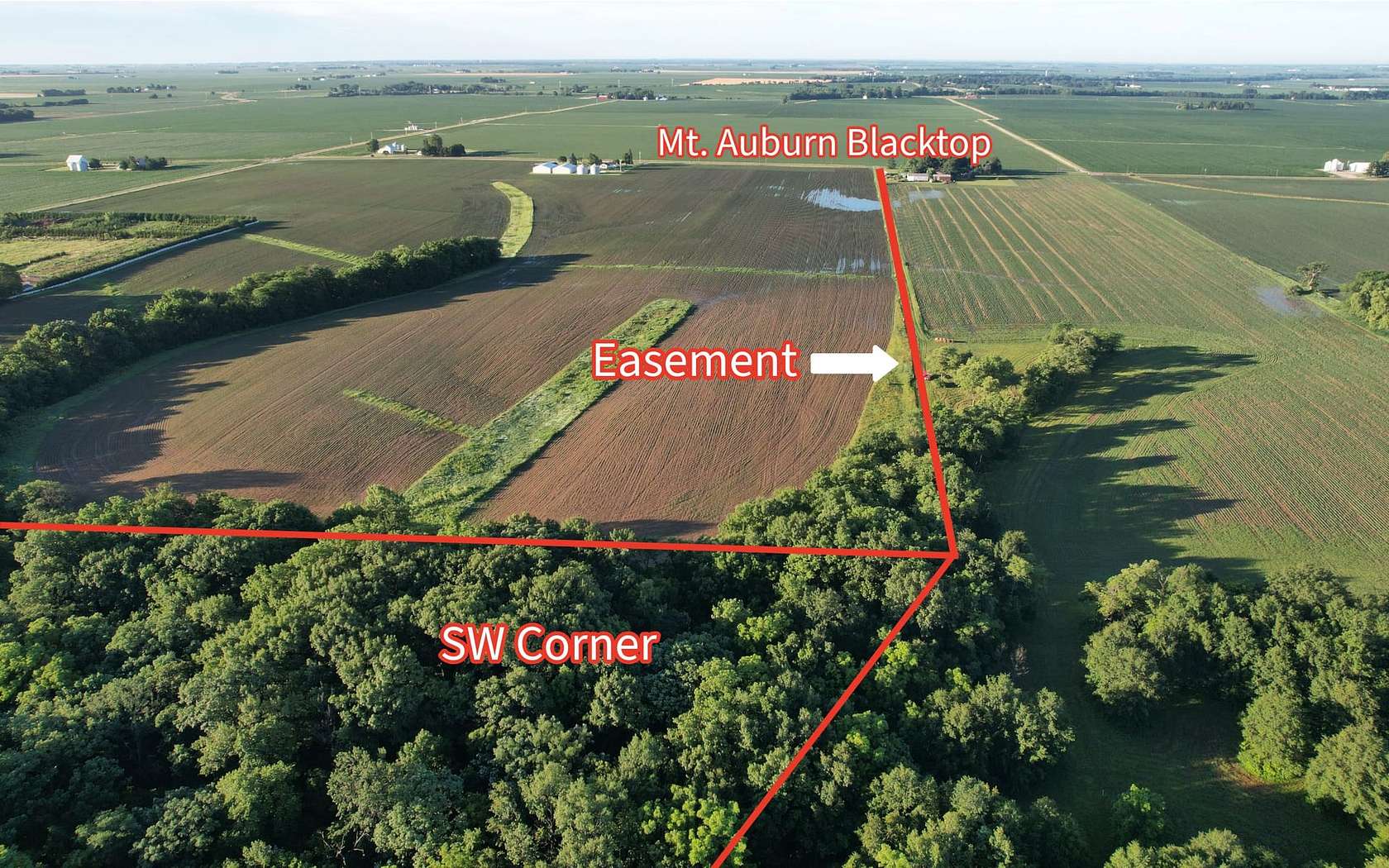 12.8 Acres of Recreational & Residential Land for Sale in Decatur, Illinois
