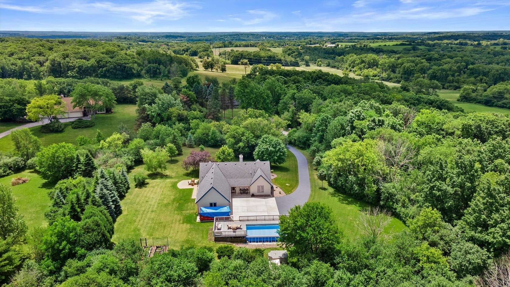 2.55 Acres of Land with Home for Sale in Waukesha, Wisconsin