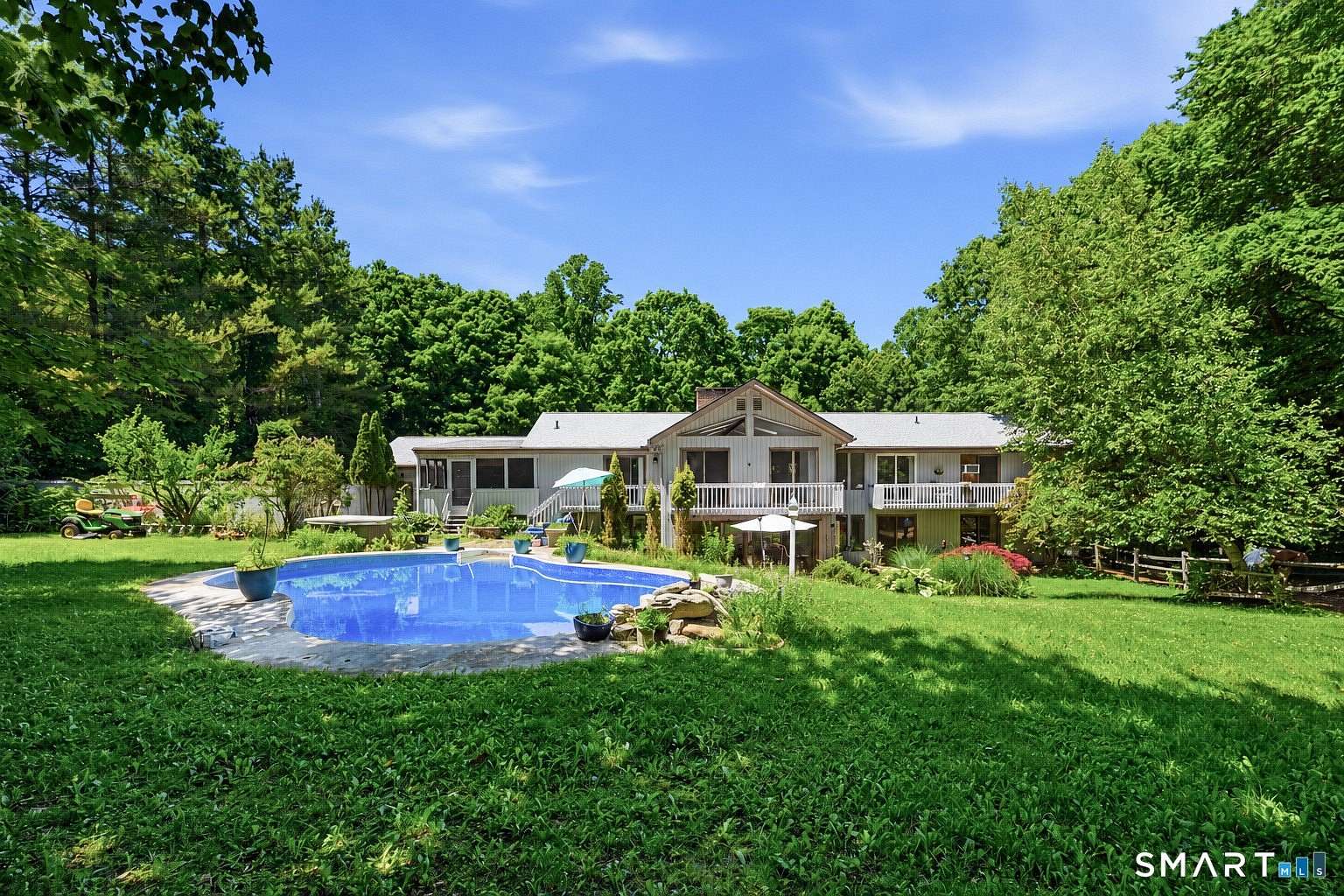 3 Acres of Land with Home for Sale in Newtown, Connecticut