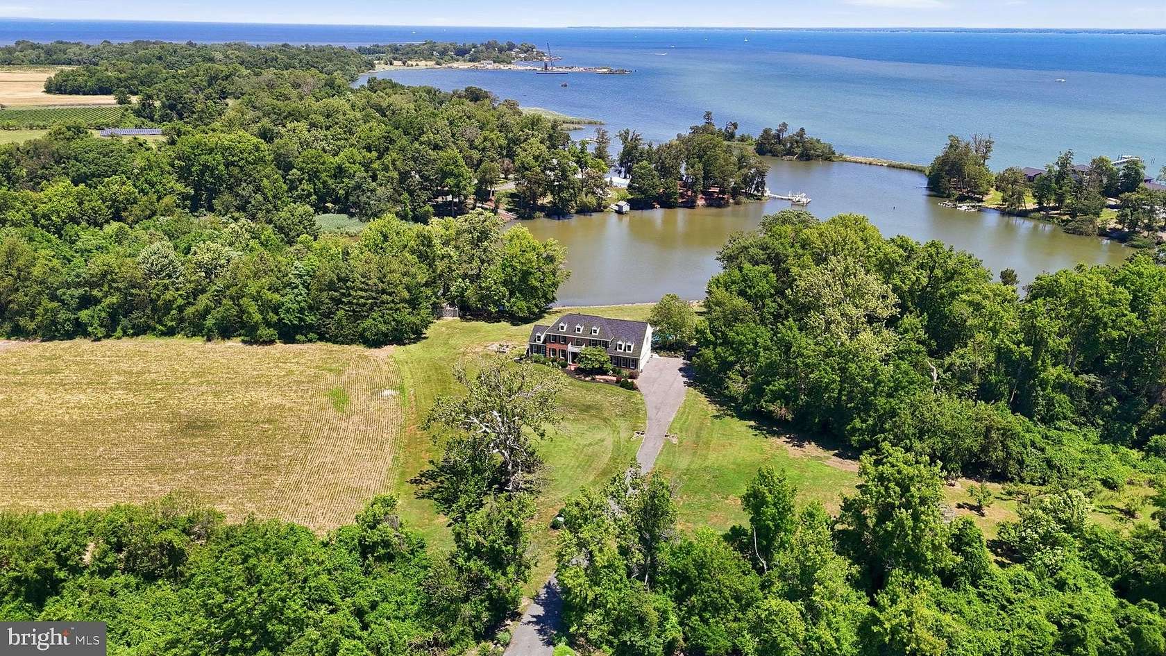 45.1 Acres of Agricultural Land with Home for Sale in Stevensville, Maryland