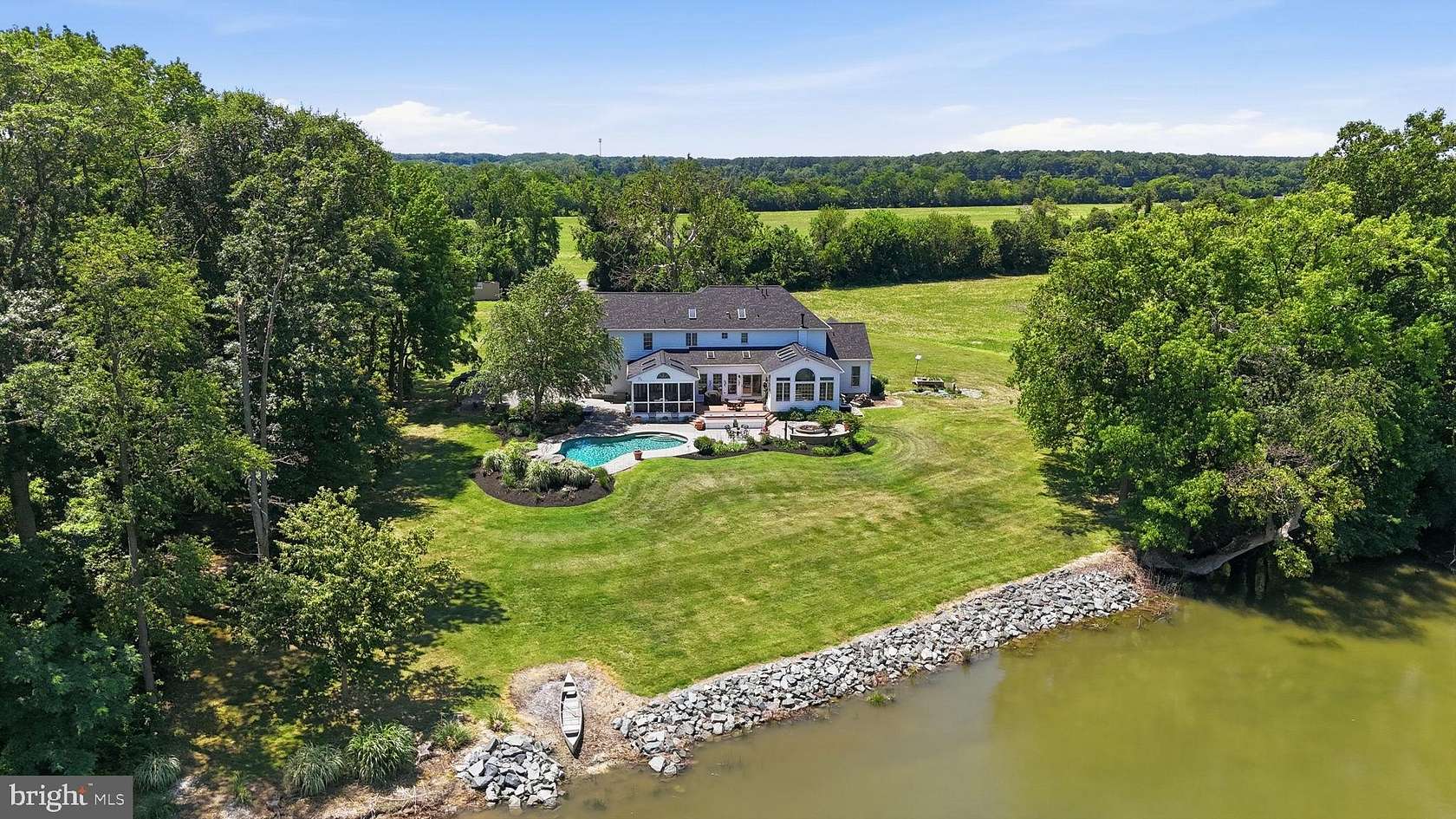 45.1 Acres of Agricultural Land with Home for Sale in Stevensville, Maryland