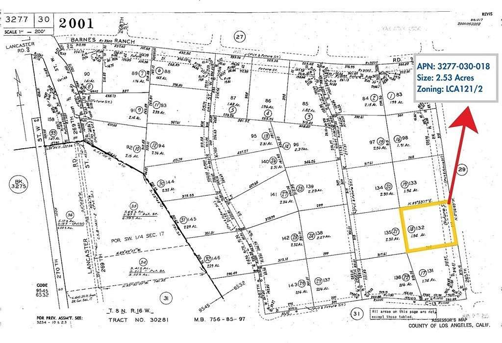 2.53 Acres of Land for Sale in Fairmont, California