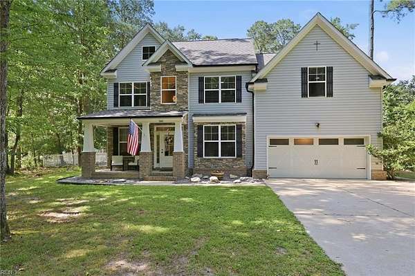 3 Acres of Land with Home for Lease in Chesapeake, Virginia