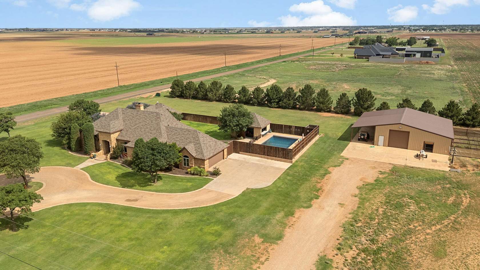 3.69 Acres of Land with Home for Sale in Shallowater, Texas