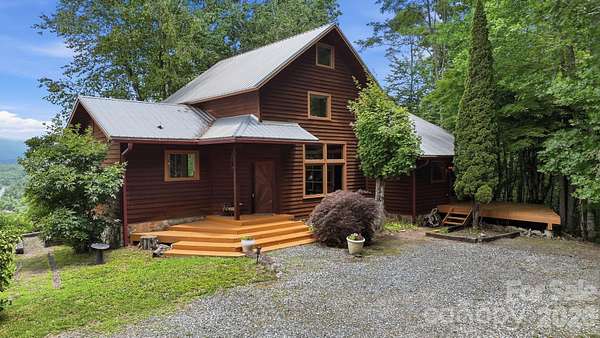 13.6 Acres of Land with Home for Sale in Bryson City, North Carolina
