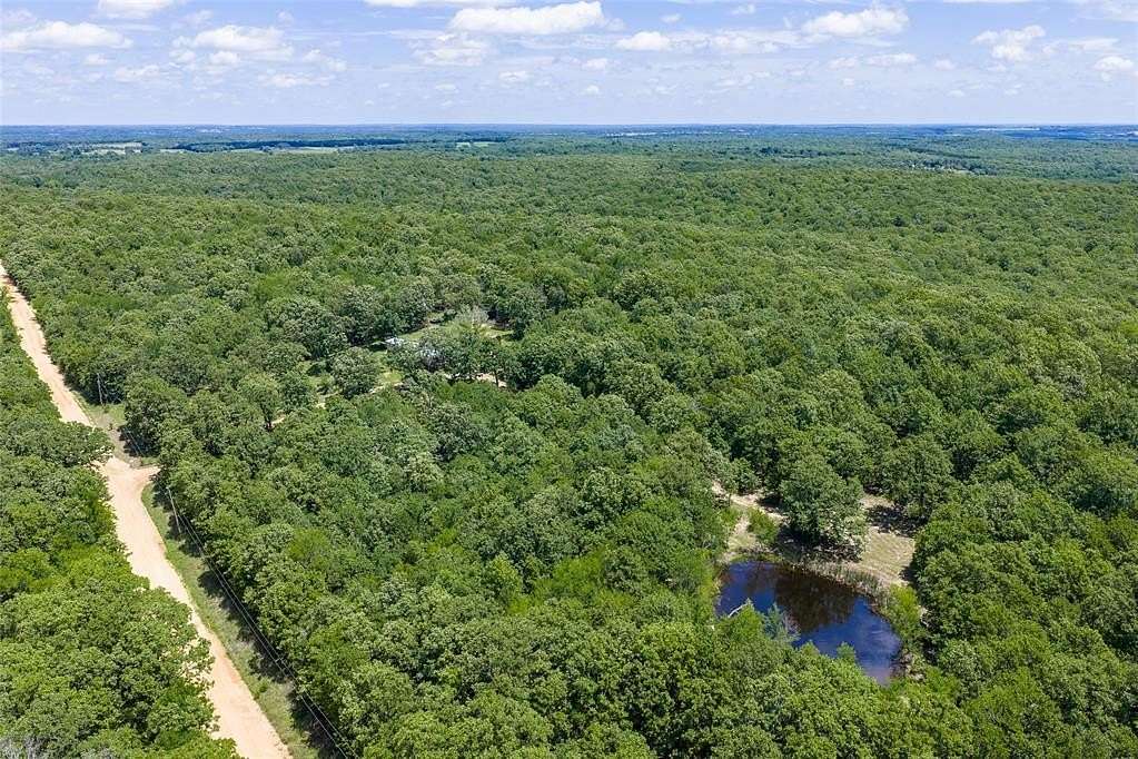 18.5 Acres of Recreational Land with Home for Sale in Wewoka, Oklahoma