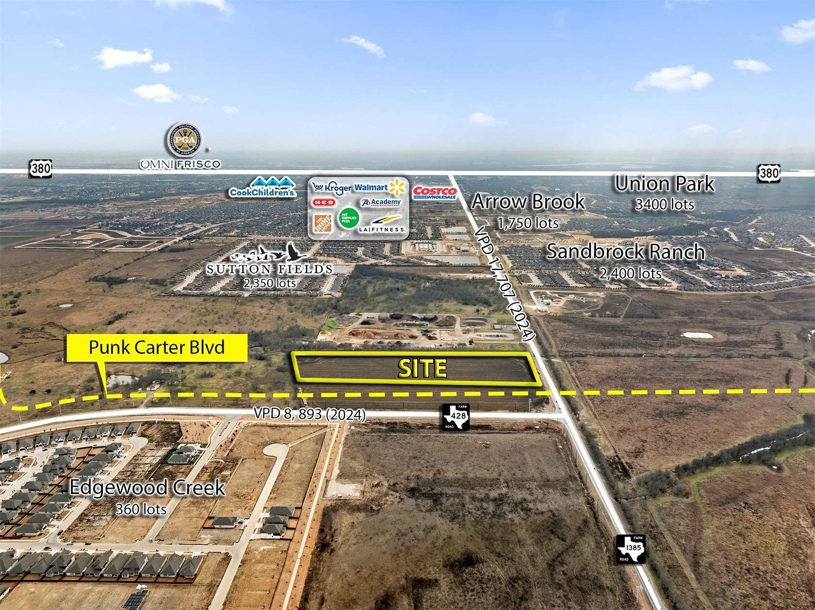 9.49 Acres of Land for Sale in Celina, Texas