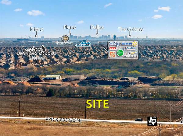 9.49 Acres of Land for Sale in Celina, Texas