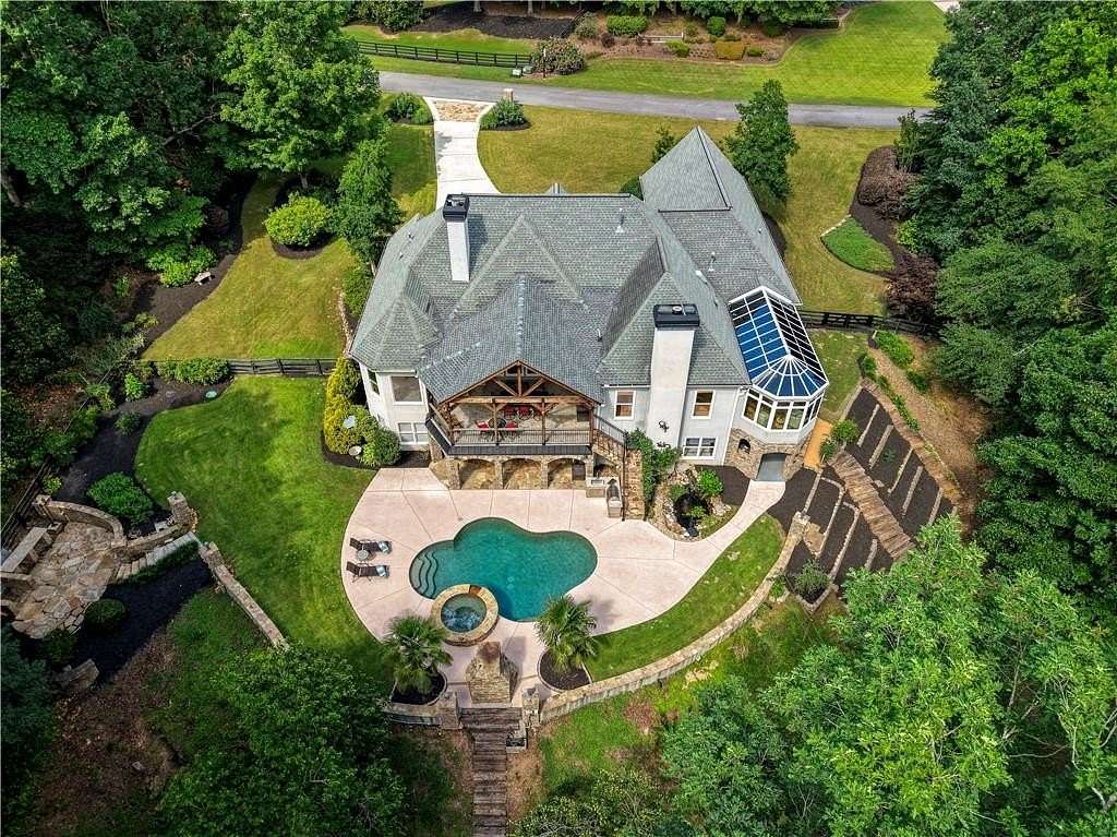 3.76 Acres of Land with Home for Sale in Cumming, Georgia