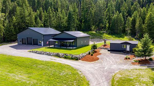 4.55 Acres of Land with Home for Sale in Lakeside, Montana