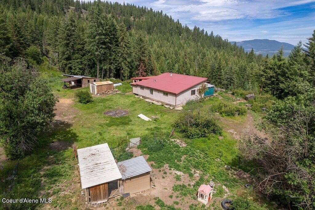 5 Acres of Land with Home for Sale in Spirit Lake, Idaho