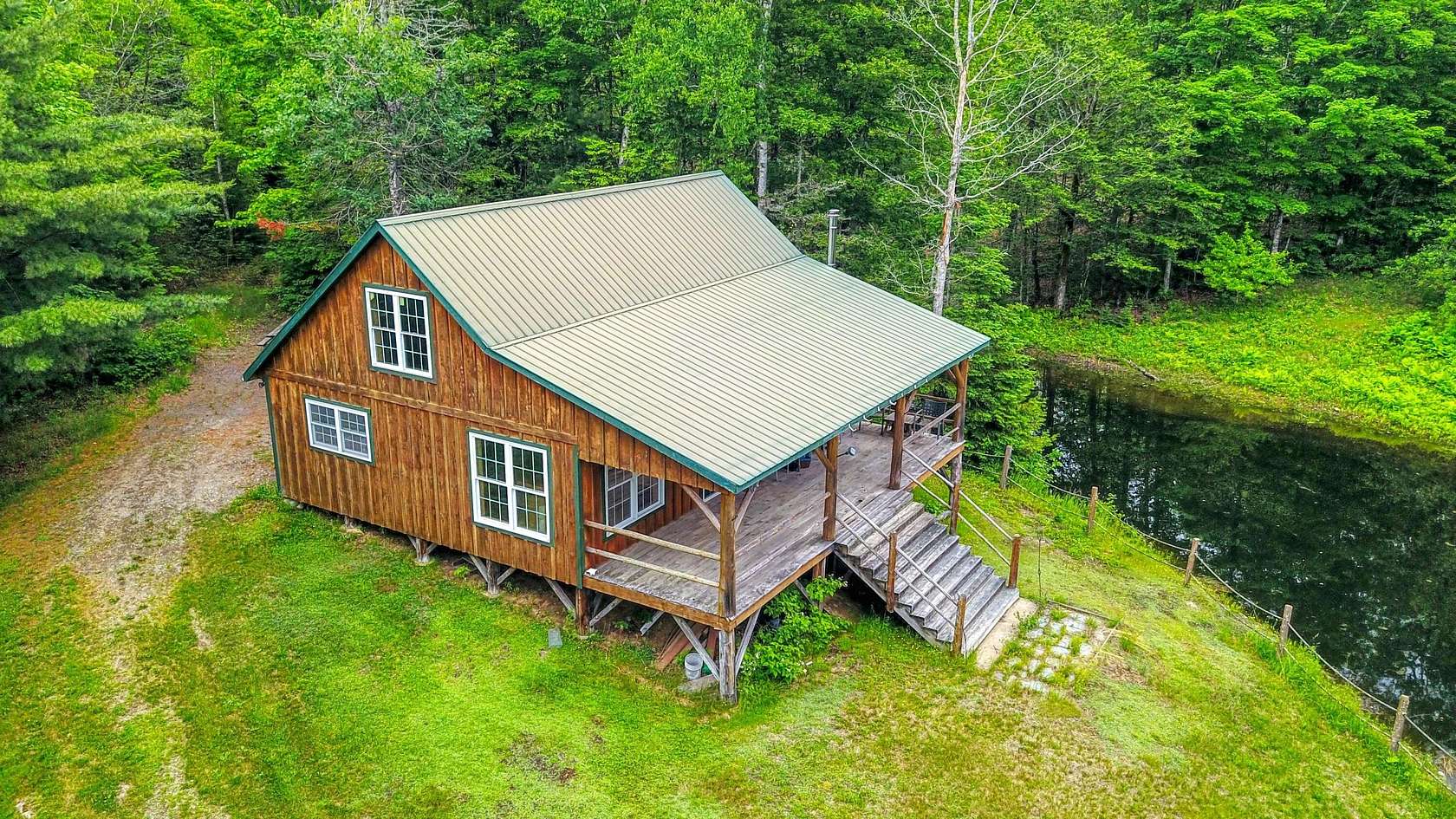 60 Acres of Recreational Land with Home for Sale in Thorndike, Maine
