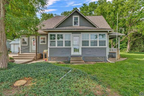 3.8 Acres of Land with Home for Sale in Rossville, Kansas