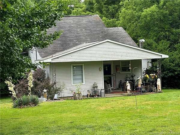 86 Acres of Land with Home for Sale in Marysville, Indiana