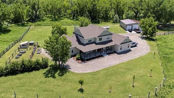 62 Acres of Land with Home for Sale in Fort Laramie, Wyoming