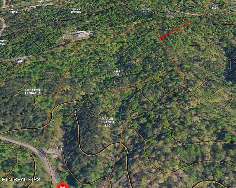 13.1 Acres of Land for Sale in Sevierville, Tennessee