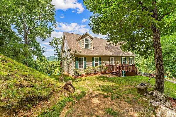 10 Acres of Land with Home for Sale in Marshall, North Carolina