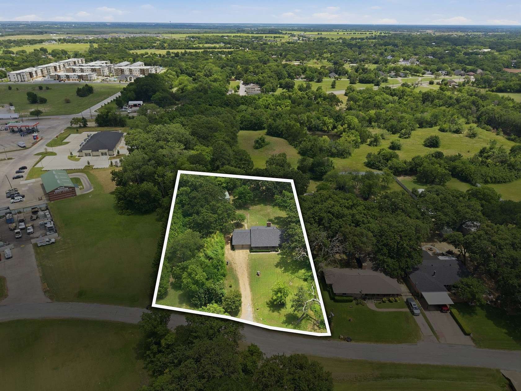 1.5 Acres of Land with Home for Sale in Seagoville, Texas