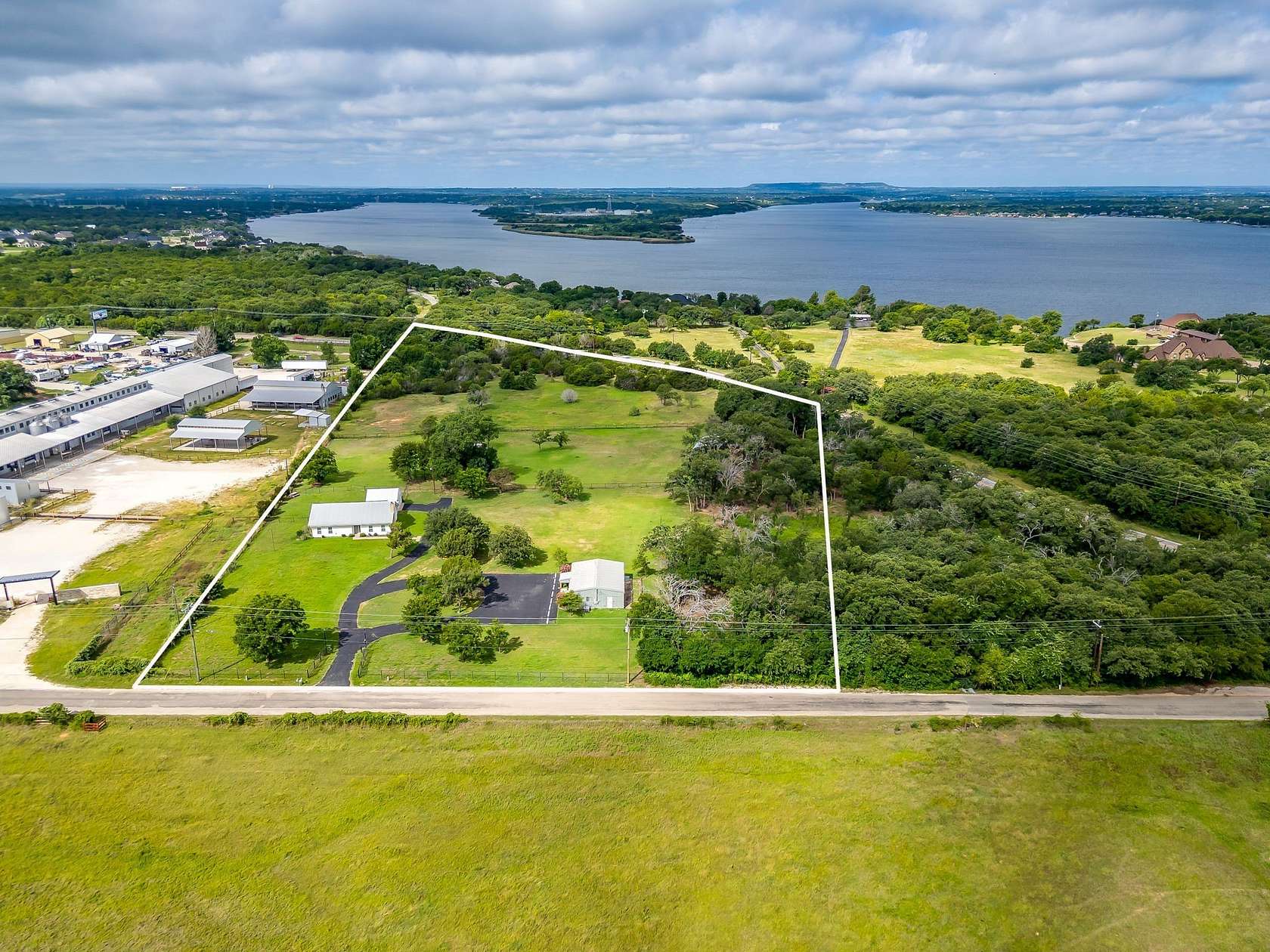 10 Acres of Land with Home for Sale in Granbury, Texas